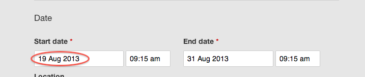 events form